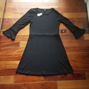 Express Black Skater Dress NWT